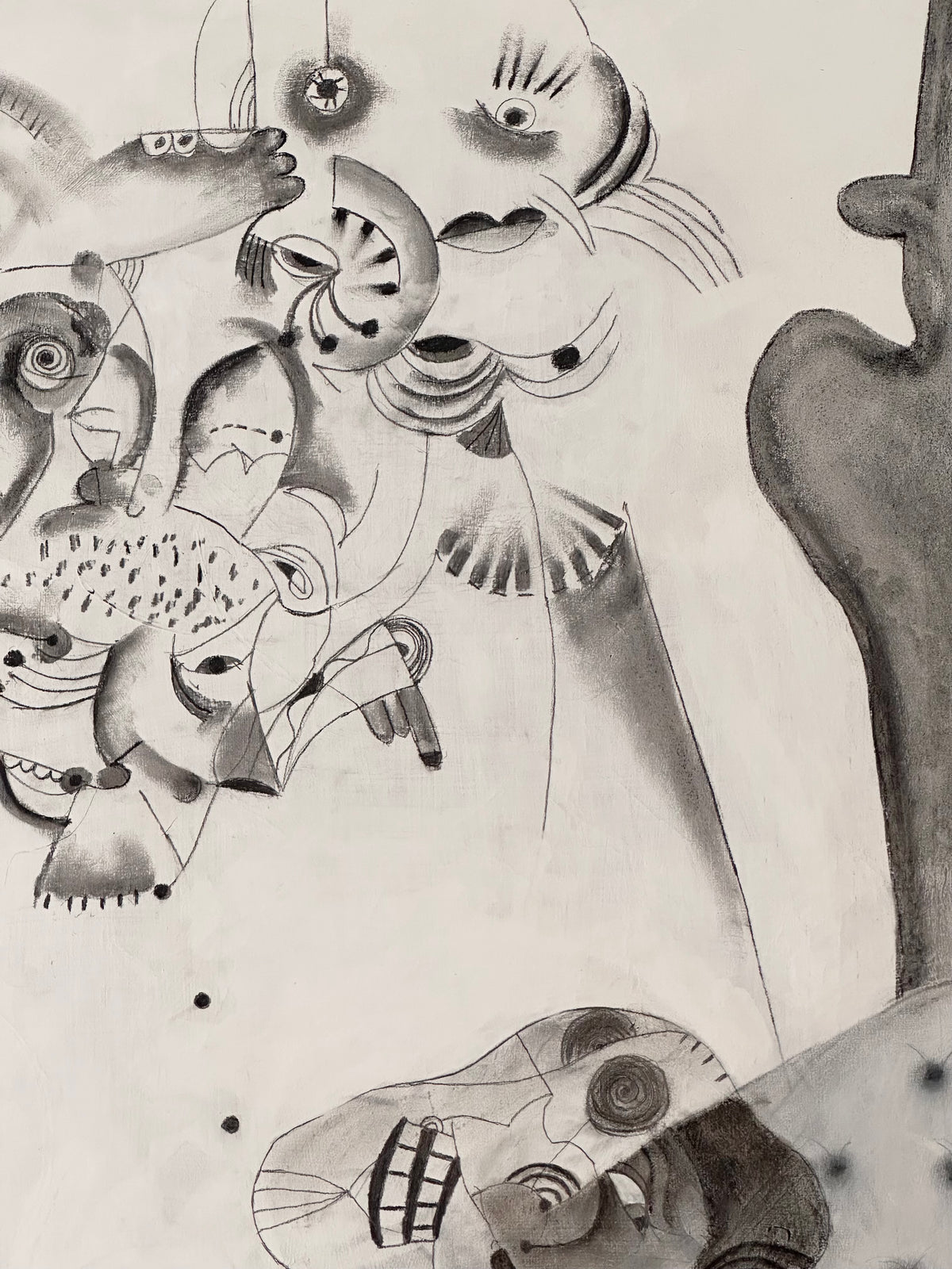 Surrealist Park Scene