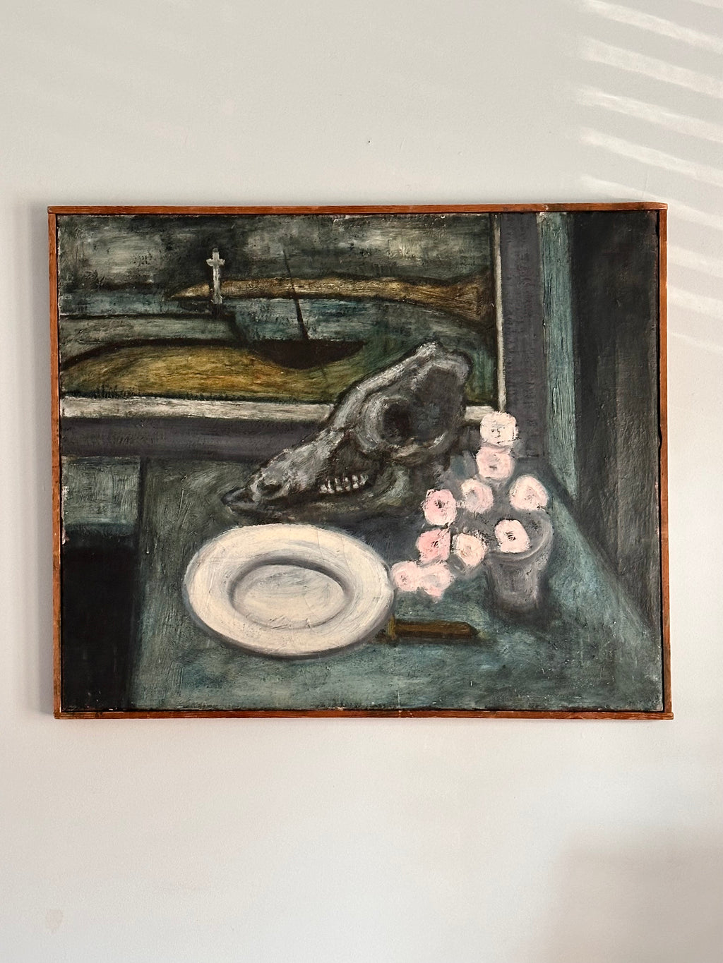 Sheep Skull Still Life